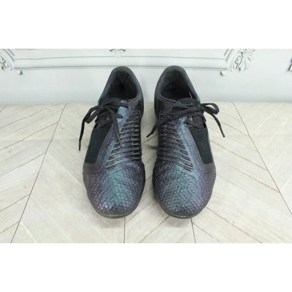 Nike Kid's ACC Jr Phantom Venom Elite FG Black Purple Soccer Cleats Size 5.5Y - Picture 5 of 9